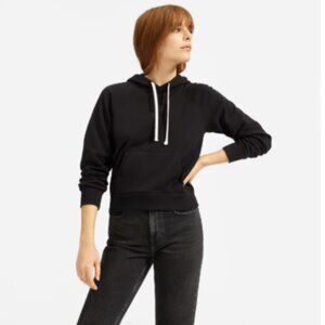 Everlane Lightweight French Terry Shrunken Hoodie | Size M